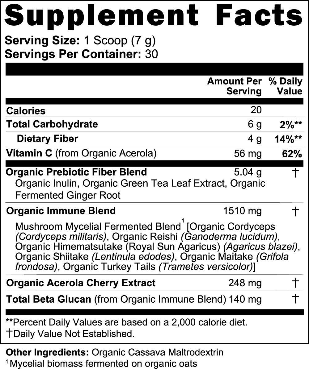 Fermented Mushroom Biome Powder